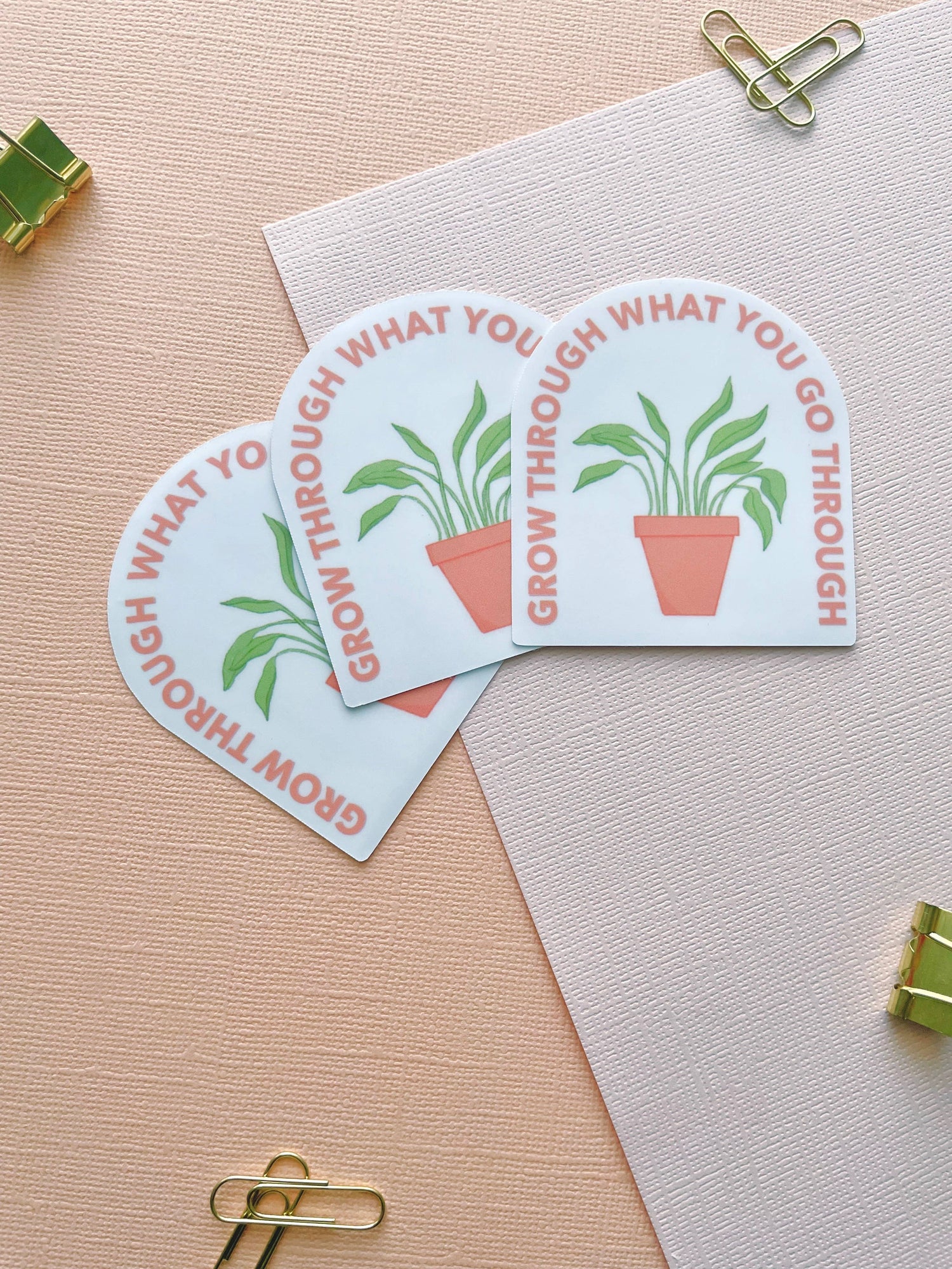 Grow Through what you Go Through Sticker