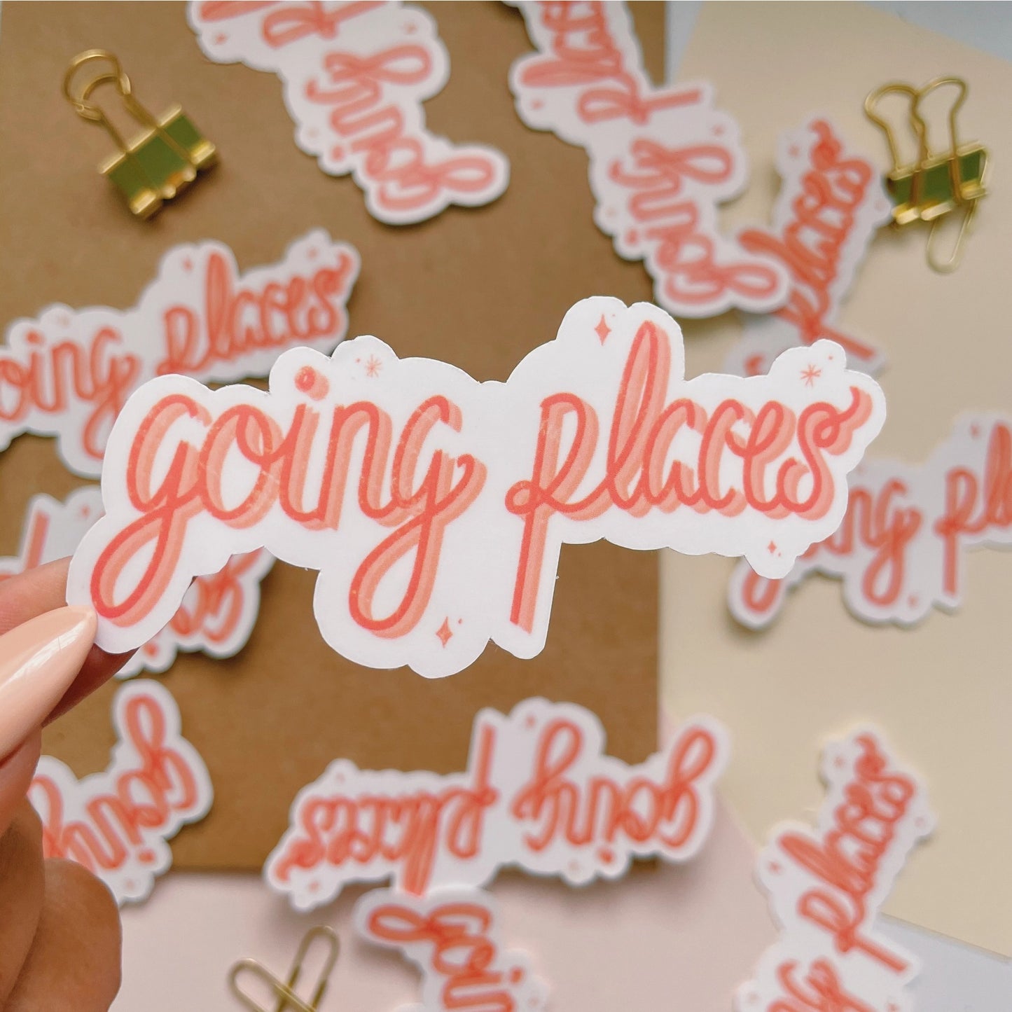 Going Places Matte Vinyl Sticker