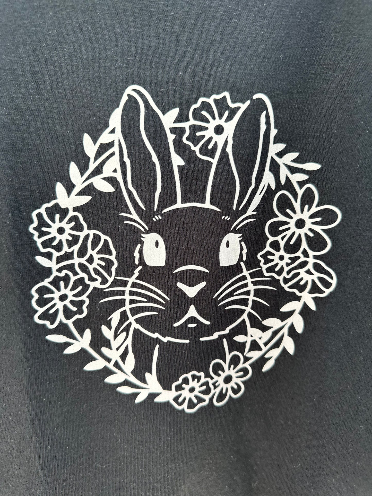 Floral Rabbit Youth Short Sleeve Tee